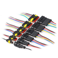 Connecteur Électrique Automobile AMP Série 1.5 2P Étanche 12V à Contact Cuivre Boîtier Nylon Prise Femelle pour Voiture