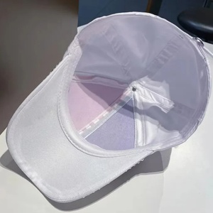 Red Blue Striped <b>Waterproof</b> Sporty Outdoor Sunshade <b>Sunscreen</b> Casual Fashion Duck Cap Wide Brim Baseball Hat - Product Image 3