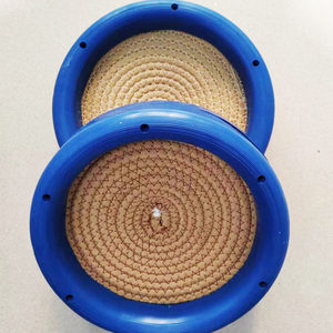 Nido per Piccioni con Ciotola Anti-Rotolamento, Tappetino in Erba e Bordo in Plastica, Letto per Nidificazione per Piccioni, Colombi e Uccelli, Previene il Rotolamento delle Uova - Product Image 4