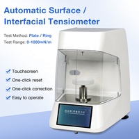 Tensiomètre de laboratoire à double méthode pour la mesure de la tension interfaciale – Appareil de test de tension superficielle très demandé