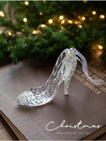 Décoration de Noël élégante Cupidon en acrylique transparent – Outils de mise en scène pour sapin de Noël – Ornements pour sapin de Noël