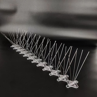 Dispositifs répulsifs pour oiseaux en acier inoxydable de 50cm 60 pointes dissuasives oiseaux écureuils fermes toits pointes pour oiseaux