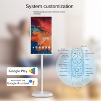 Écran intelligent Jode LCD, affichage intelligent, système Android 12, 4+64 Go, HD 1080P, téléviseur mobile intelligent pour la maison, les affaires et les jeux