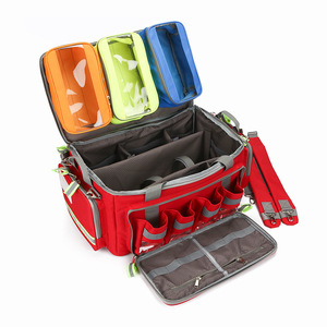 Botiquín de primeros auxilios de tres usos, bolsa especial de ambulancia con cilindro de oxígeno de 2L, impermeable, de gran capacidad, con doble espalda - Product Image 3