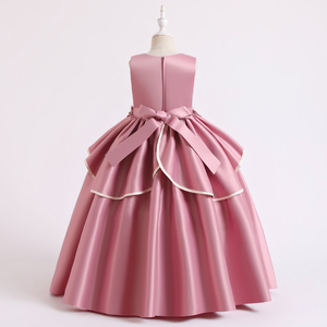 RTS Formal Taffeta Layered Sleeveless Dress for Girls 14 Years Birthday Party & Wedding Flower Girl Children's Clothing - Product Image 6