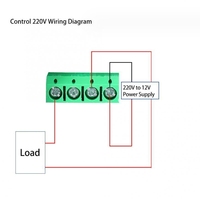 XH-W1209 Régulateur de température numérique rouge bleu Interrupteur de température de haute précision Micro régulateur de température DC 12V