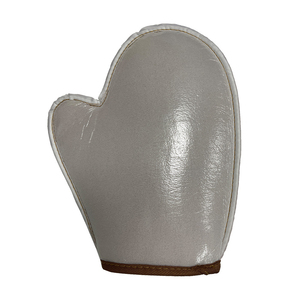 <span class=keywords><strong>Gant</strong></span> de massage exfoliant moderne personnalisé avec logo <span class=keywords><strong>pour</strong></span> application d'huile essentielle, éponge floquée, et applicateur de bronzage auto-bronzant - Product Image 4