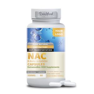 Capsules Rainwood <span class=keywords><strong>NAC</strong></span> N-Acétyl-Cystéine CAS 616-91-1 Antioxydant et Soutien Hépatique - Product Image 1