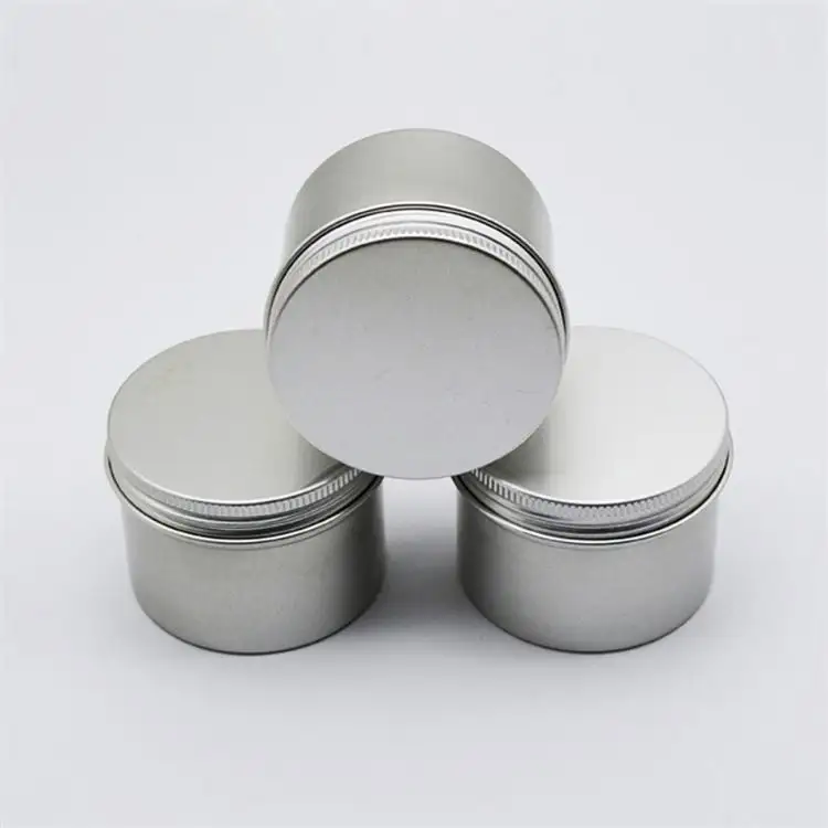 Solids Color Airtight Smell Proof Container Aluminum jars Case Stash Metal Sealed cans Tea aluminum cans