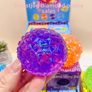 Nuevo Juguete Antiestrés de Maltosa con Forma de Diamante Brillante, Bola Blanda de Subida Lenta, Lindo Juguete para Aliviar el Estrés y Mejorar el Estado de Ánimo, Certificación CPC para Edades Específicas - Product Image 2
