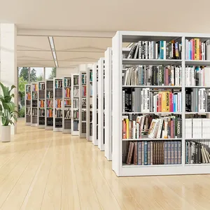 Estantería Metálica Industrial para Libros, Estante de Metal Resistente para Almacenamiento de Libros, Estantería para Biblioteca, Librería - Product Image 2