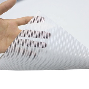 Vinyl đục lỗ nhìn xuyên qua nhãn dán phim cửa sổ tự dính một chiều tầm nhìn Vinyl CuộN - Product Image 2