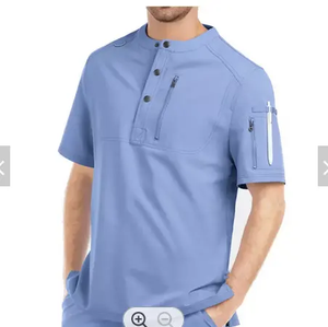 Uniformes Médicos con Logo Personalizado para Hombre, Conjunto de Camisola y Pantalones Tipo Jogger, Uniformes de Trabajo para Hospital a Precio de Fábrica, Traje de Tela Tejida a la <span class=keywords><strong>Moda</strong></span> - Product Image 3