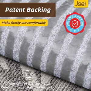 Alfombrillas Antideslizantes para Escaleras de 9" X 28" del Fabricante, Suaves y Cómodas, Autoadhesivas, para Escalones de Madera - Product Image 3