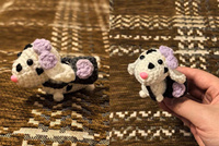 Offre Spéciale – Mini Teckel Amigurumi en Coton Doux Écologique, Fait Main, pour Voiture ou Décoration d'Intérieur, Breloque Chien au Crochet