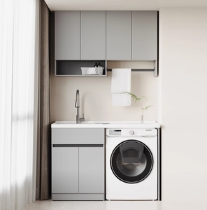 <span class=keywords><strong>Mueble</strong></span> de Lavadero para Balcón, de <span class=keywords><strong>Aluminio</strong></span>, con Esquina Recortada, Impermeable, Personalizable - Product Image 1