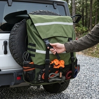 Sac de rangement pour roue de secours Trail Ready avec fermetures éclair robustes pour l'organisation du matériel de récupération tout-terrain pour le camping et la 4x4