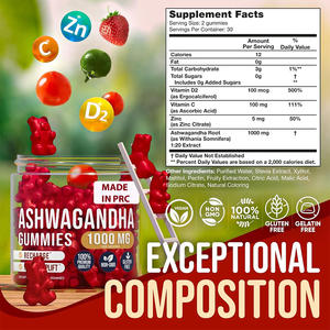 Permen Kunyah Ashwagandha OEM Ekstrak Akar Ashwagandha Vitamin C Suplemen Bubuk Ashwagandha untuk Tidur, Mengatur Stres, dan Keseimbangan - Product Image 4