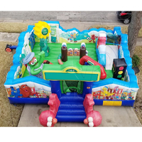 Château gonflable KARRY avec toboggan et piscine à balles - Matériel PVC, capacité 300-500 kg, garantie 3 ans, idéal pour les locations événementielles