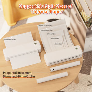 Offre Spéciale 8 pouces Portable A4 imprimante thermique Mini Smart connectivité sans fil sans encre pour IOS Android Excellent pour autocollant - Product Image 3