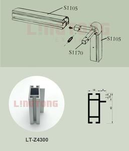 Tủ trưng bày kính cường lực hiện đại 6 kệ trưng bày với vật liệu chất lượng cao có thể tùy chỉnh - Product Image 4