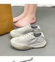 Nouvelles chaussures d'été pour femmes, respirantes, à plateforme, à lacets, baskets décontractées, légères, polyvalentes, pour la marche quotidienne