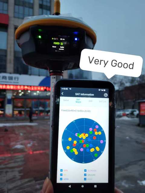 Professional Differential GPS RTK System 1760 Channels IP68 Waterproof SOUTH G5 Multi-Constellation 5G Topographic Survey Land