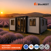 BlocNEST Maison conteneur extensible familiale, bungalow modulaire préfabriqué pour le camping et la vie en famille