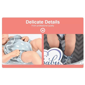 Muñeca Bebé <span class=keywords><strong>Reborn</strong></span> Realista de 31 cm, de Vinilo Suave, Juguete de Recién Nacido Dormido, Muñeca Bebé de Simulación de 12 Pulgadas, Linda Muñeca para Regalo de Niños - Product Image 5