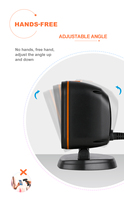 Syble – nouveau Scanner de codes-barres omnidirectionnel 2D de bureau, lecteur de codes QR de paiement de caissier, XB-PS80H