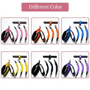 Nouvel arrivage HSM : Équipement d'entraînement multifonctionnel – Bandes de résistance en latex durables avec pédale et 3 tubes avec poignée - Product Image 5