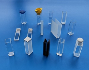 Cubeta de Cuarzo de 2mm 5mm 10mm con Trayectoria de Luz de 2 o 4 Lados Ópticos y Tapa de Rosca de PTFE - Product Image 5