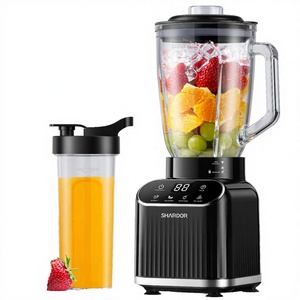 Blender de comptoir compact à grande capacité, 6 lames en acier inoxydable, blender personnel pour les smoothies et les milk-shakes - Product Image 4