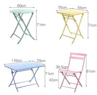 Meubles en métal Tables et chaises pliantes Chaise de jardin, de restaurant et de salle à manger empilable en métal bon marché Ensembles de mobilier d'extérieur