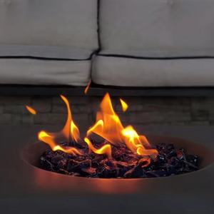 Foyer de jardin carré au propane à haute efficacité de 40 000BTU avec coins arrondis Décoration de jardin élégante - Product Image 4