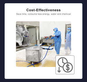 Nettoyeur à <span class=keywords><strong>vapeur</strong></span> de mousse d'hygiène extérieure d'équipement industriel portatif de nettoyage avec le long tuyau - Product Image 6