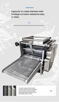 Machine électrique efficace en acier inoxydable pour la pressage, la découpe et la mise en forme de mini-tortillas, de tortillas de maïs, de farine de blé et de roti
