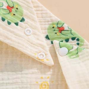 Bavoirs pour bébé en coton biologique 100% - Triangles colorés - Absorbants - Séchage rapide - Bandana - Bavoirs en coton biologique pour bébé - Product Image 5