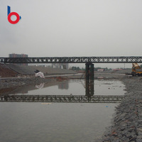 Puente Bailey de Acero Pesado de Alta Calidad para Construcción de Puentes con Estructura de Acero, Grado Q345B-Q460C, Modelo CB100
