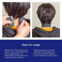 Bandes de cou jetables pour barbier, papier de cou pour salon de coiffure, 5 rouleaux/paquet, papier de cou pour barbier
