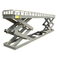 Plataforma Elevadora Hidráulica de Tijera Fija 1T-20T, Mesa Elevadora de Carga Estacionaria, Certificación CE, 220V/380V/400V Trifásica, Personalizable