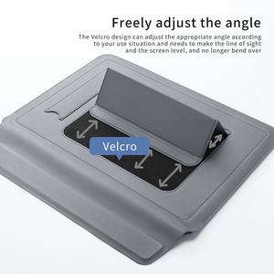 BUBM High-End 4 в 1 чехол для ноутбука НОВЫЙ лакированный с подставкой и стилусом держатель из искусственной кожи - Product Image 4