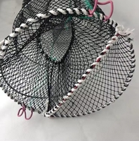 Piège à poissons cylindrique pliable pour crevettes, homards et autres poissons de mer – Cage à appâts de pêche
