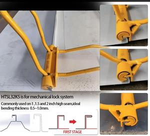 Outil à main ergonomique de plus près de couture de toit de bricolage de niveau <span class=keywords><strong>professionnel</strong></span> pour les panneaux de toit en tôle - Product Image 6