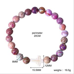 Natural Stone Bracelet Colorful Glass Beaded Creative Flow Expert Priority Shipping Option Personalized <b>Engraving</b> - Product Image 3