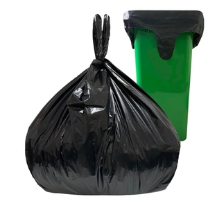 Sacs poubelles noirs biodégradables de 33 à 60 gallons, sacs poubelles robustes et de grande capacité, vente en gros - Product Image 3