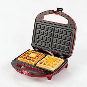 <span class=keywords><strong>Gaufrier</strong></span> belge AOJA en acier inoxydable avec 6 plaques interchangeables (gaufres/grillades) et thermostat réglable, fonction de refroidissement rapide - Product Image 5