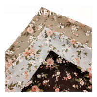 WI-B05 Kundenspezifisch Digital Bedruckter Weicher Kleidungsstoff Gewebter 100% Polyester Frischer Blumenmuster-Knitter-Chiffon für Kleider