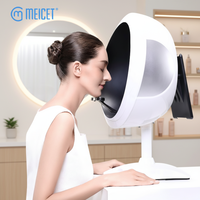 Miroir Magique Intelligent avec Analyseur de Peau Facial IA, WiFi, LED, Multi-prises, Contrôle iPad, Caméra HD, Stockage Cloud, Traitement Anti-âge