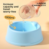 Gamelle flottante anti-renversement et anti-étouffement grande capacité pour animaux de compagnie – Gamelle de nourriture lente pour chiens et chats en polypropylène